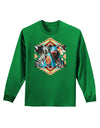 Native American Dancer 2 Adult Long Sleeve Dark T-Shirt-TooLoud-Kelly-Green-Small-Davson Sales