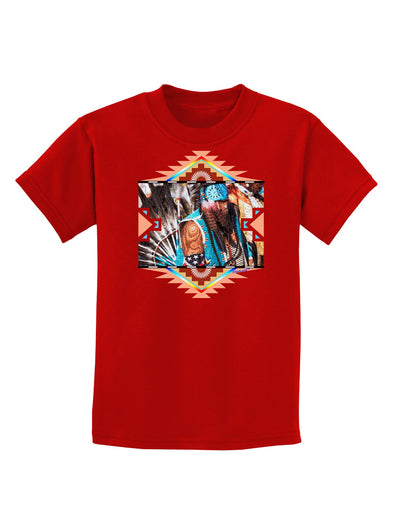 Native American Dancer 2 Childrens Dark T-Shirt-Childrens T-Shirt-TooLoud-Red-X-Small-Davson Sales