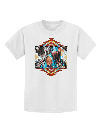 Native American Dancer 2 Childrens T-Shirt-Childrens T-Shirt-TooLoud-White-X-Small-Davson Sales