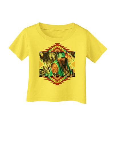 Native American Dancer 2 Infant T-Shirt-Infant T-Shirt-TooLoud-Yellow-06-Months-Davson Sales