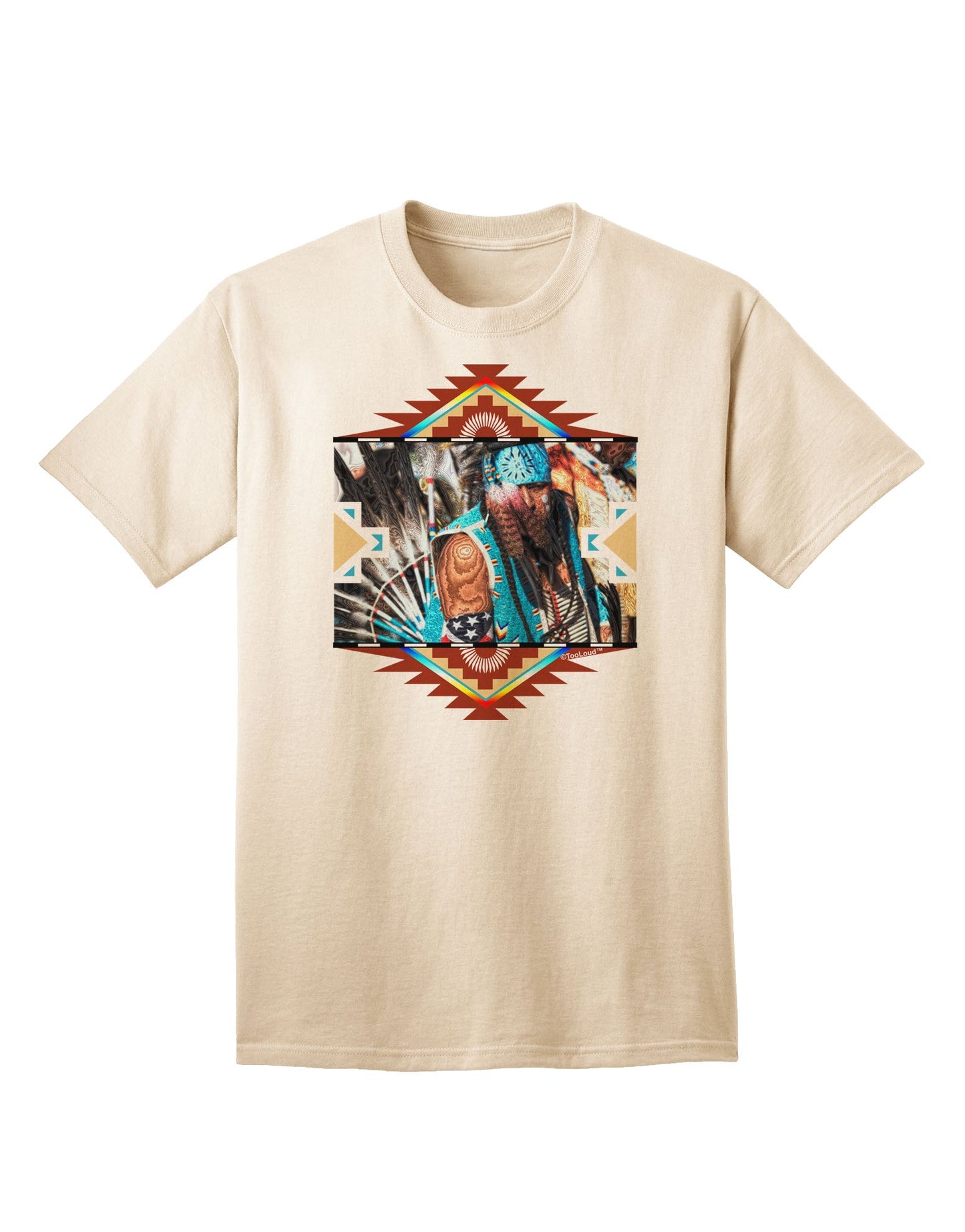 Native American Dancer 2 - Premium Adult T-Shirt Collection-Mens T-shirts-TooLoud-Natural-Small-Davson Sales