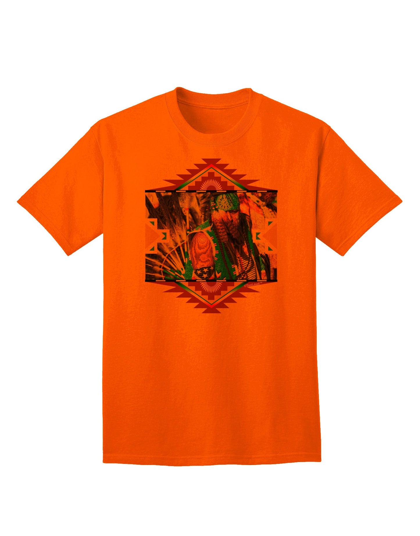 Native American Dancer 2 - Premium Adult T-Shirt Collection-Mens T-shirts-TooLoud-Orange-Small-Davson Sales