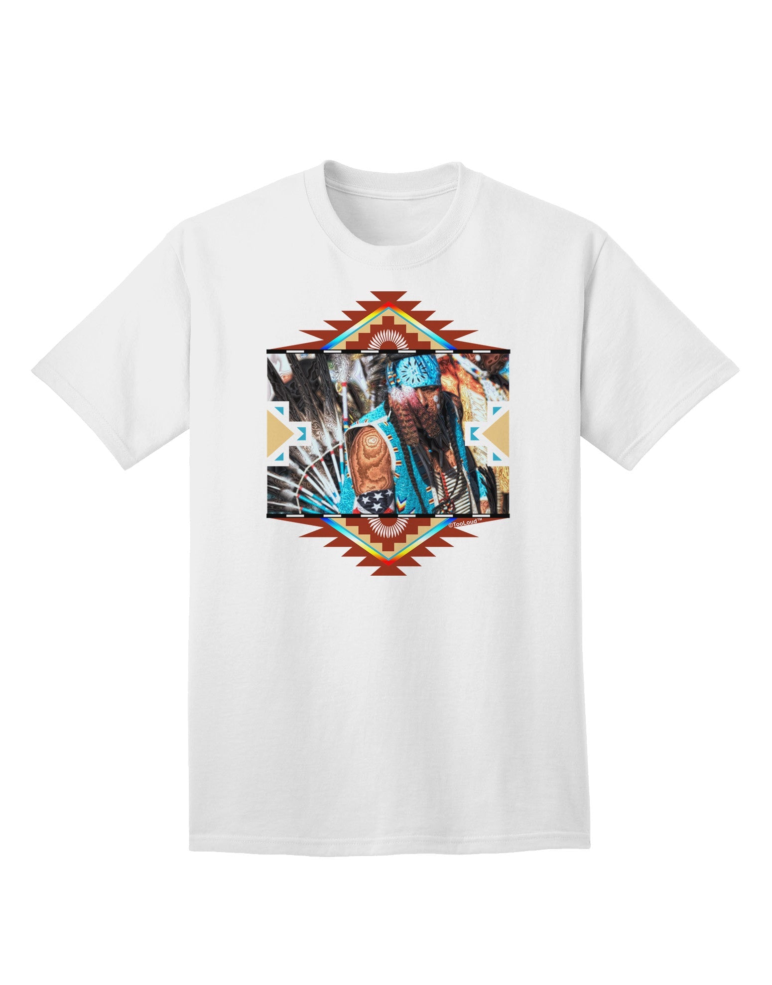 Native American Dancer 2 - Premium Adult T-Shirt Collection-Mens T-shirts-TooLoud-White-Small-Davson Sales