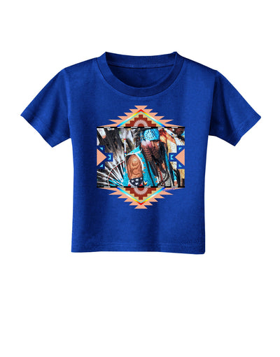 Native American Dancer 2 Toddler T-Shirt Dark-Toddler T-Shirt-TooLoud-Royal-Blue-2T-Davson Sales