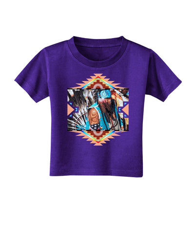 Native American Dancer 2 Toddler T-Shirt Dark-Toddler T-Shirt-TooLoud-Purple-2T-Davson Sales