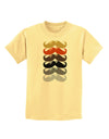 Natural Mustache Rainbow Childrens T-Shirt-Childrens T-Shirt-TooLoud-Daffodil-Yellow-X-Small-Davson Sales