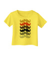 Natural Mustache Rainbow Infant T-Shirt-Infant T-Shirt-TooLoud-Yellow-06-Months-Davson Sales