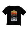 Natural Mustache Rainbow Infant T-Shirt Dark-Infant T-Shirt-TooLoud-Black-06-Months-Davson Sales