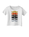 Natural Mustache Rainbow Infant T-Shirt-Infant T-Shirt-TooLoud-White-06-Months-Davson Sales