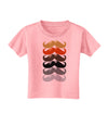 Natural Mustache Rainbow Toddler T-Shirt-Toddler T-Shirt-TooLoud-Candy-Pink-2T-Davson Sales