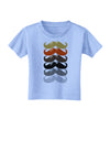 Natural Mustache Rainbow Toddler T-Shirt-Toddler T-Shirt-TooLoud-Aquatic-Blue-2T-Davson Sales