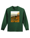 Nature Photography - Gentle Sunrise Adult Long Sleeve Dark T-Shirt-TooLoud-Dark-Green-Small-Davson Sales