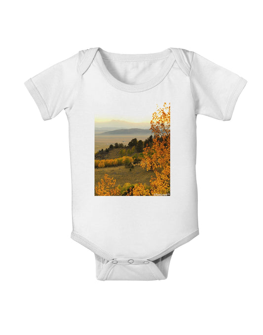 Nature Photography - Gentle Sunrise Baby Romper Bodysuit by-Baby Romper-TooLoud-White-06-Months-Davson Sales
