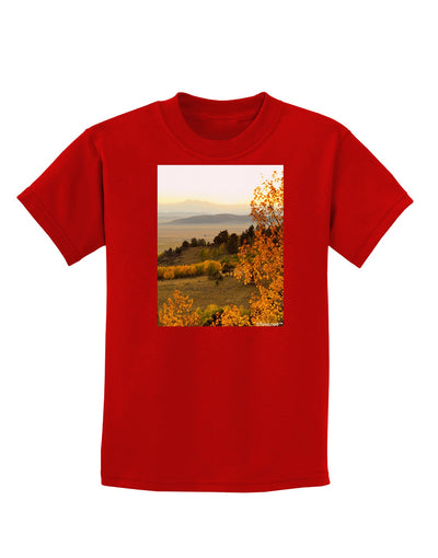 Nature Photography - Gentle Sunrise Childrens Dark T-Shirt-Childrens T-Shirt-TooLoud-Red-X-Small-Davson Sales