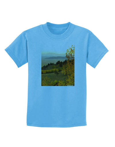 Nature Photography - Gentle Sunrise Childrens T-Shirt-Childrens T-Shirt-TooLoud-Aquatic-Blue-X-Small-Davson Sales