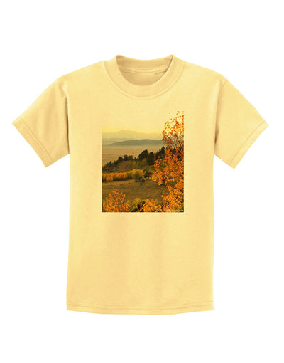 Nature Photography - Gentle Sunrise Childrens T-Shirt-Childrens T-Shirt-TooLoud-Daffodil-Yellow-X-Small-Davson Sales