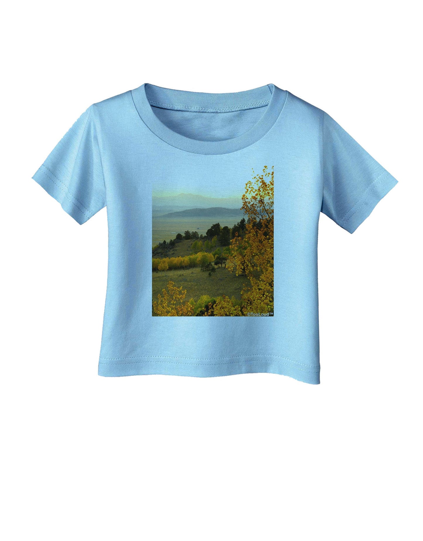 Nature Photography - Gentle Sunrise Infant T-Shirt-Infant T-Shirt-TooLoud-Aquatic-Blue-06-Months-Davson Sales