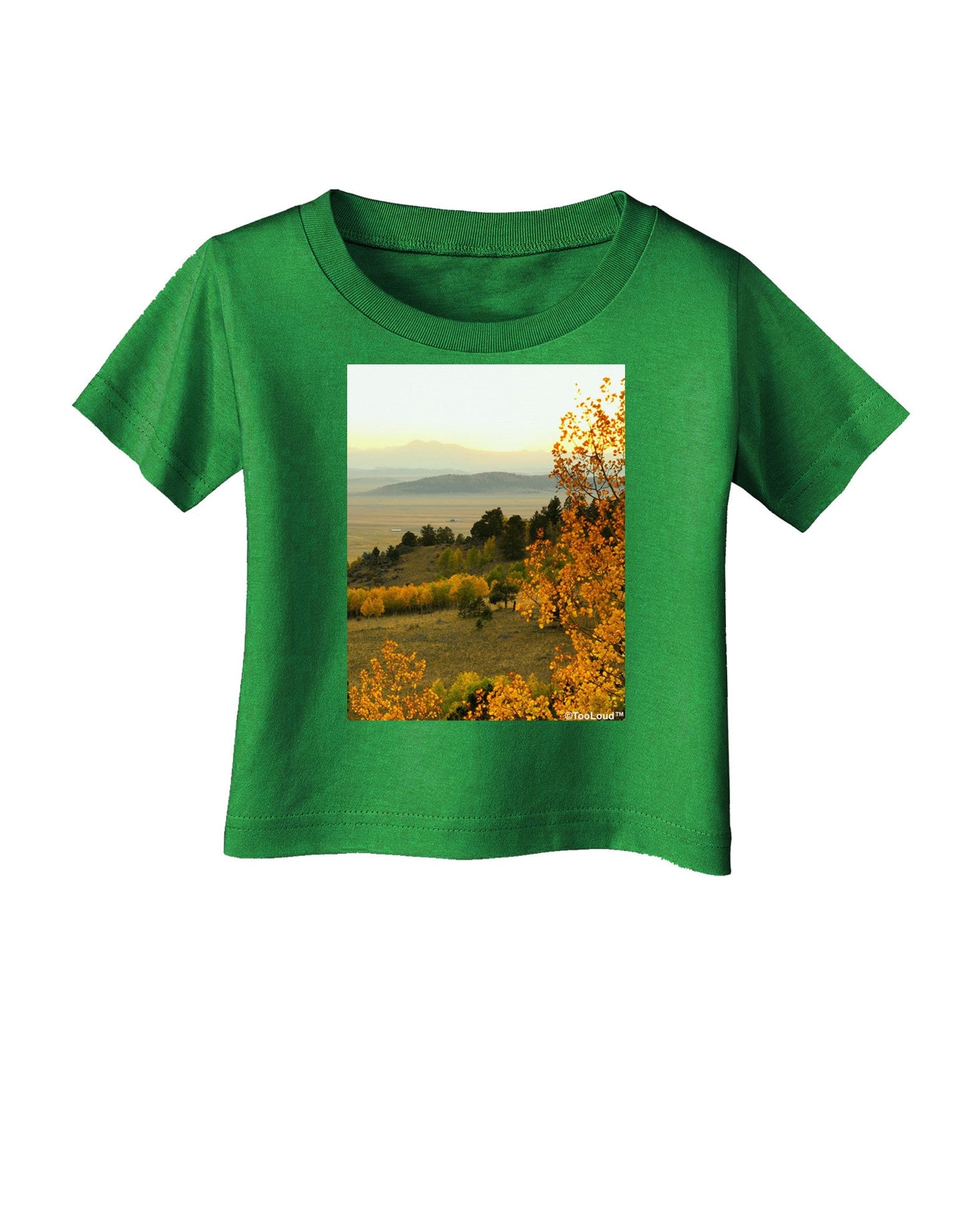 Nature Photography - Gentle Sunrise Infant T-Shirt Dark by-Infant T-Shirt-TooLoud-Clover-Green-06-Months-Davson Sales