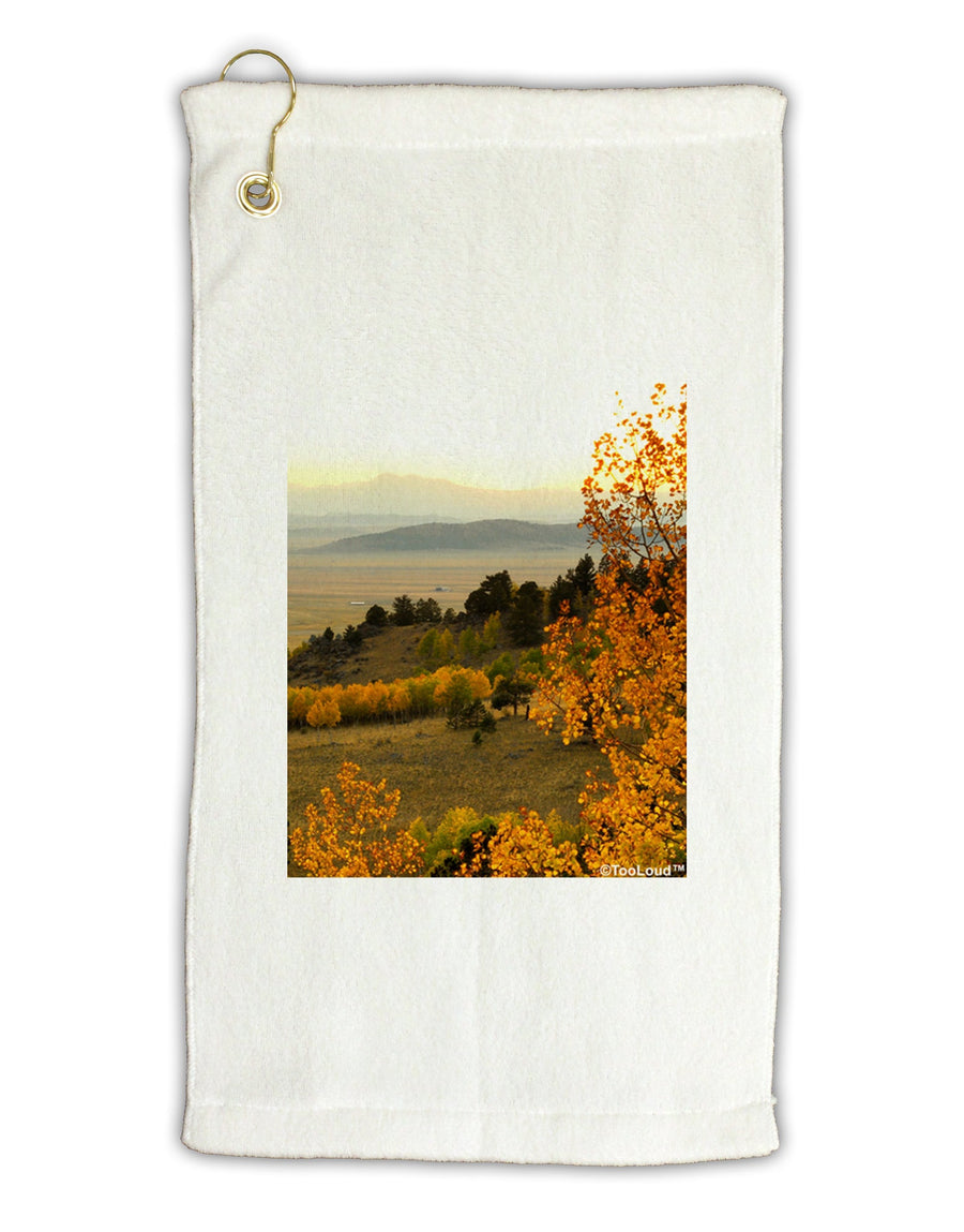 Nature Photography - Gentle Sunrise Micro Terry Gromet Golf Towel 16 x 25 inch by TooLoud-Golf Towel-TooLoud-White-Davson Sales