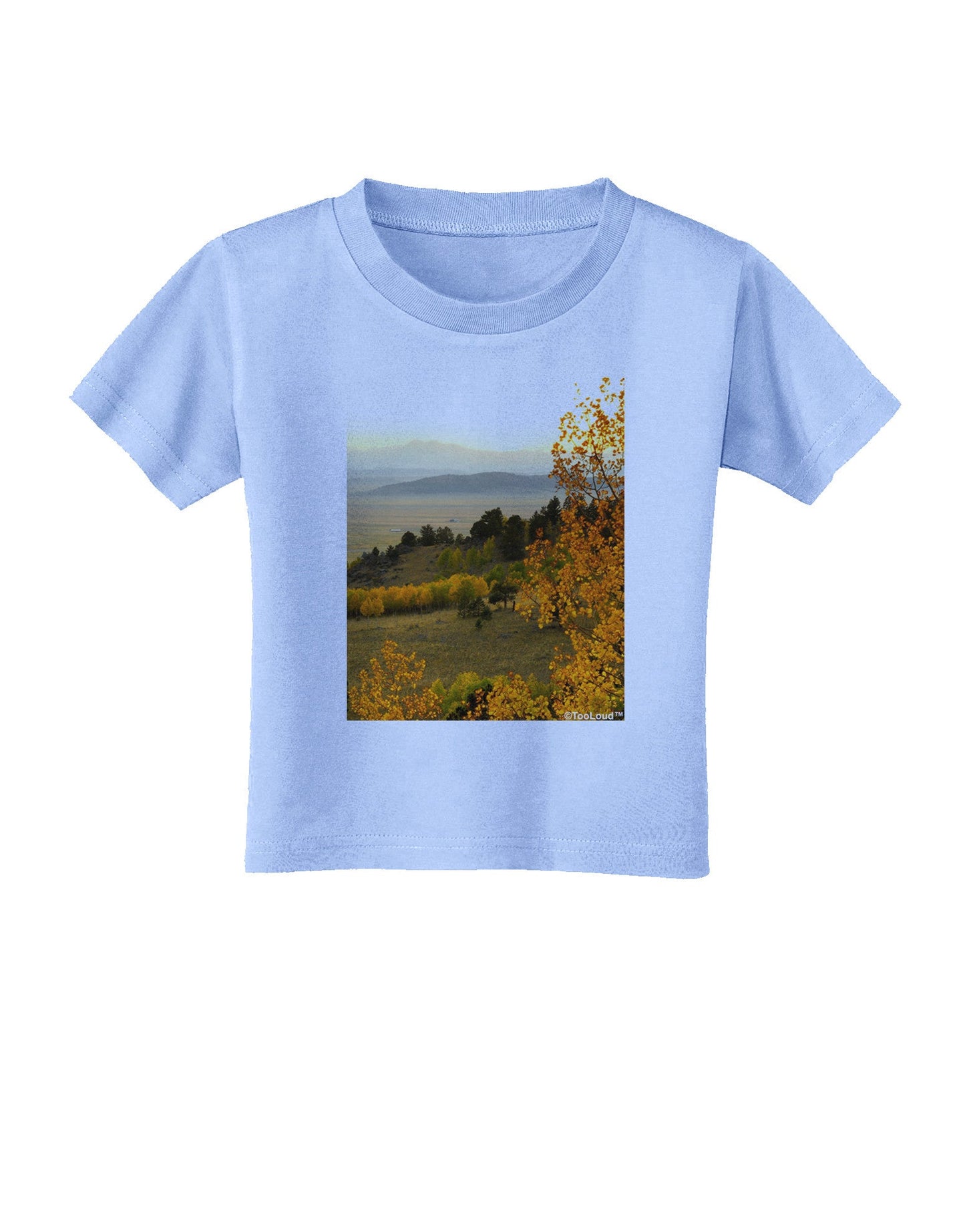 Nature Photography - Gentle Sunrise Toddler T-Shirt-Toddler T-Shirt-TooLoud-Aquatic-Blue-2T-Davson Sales