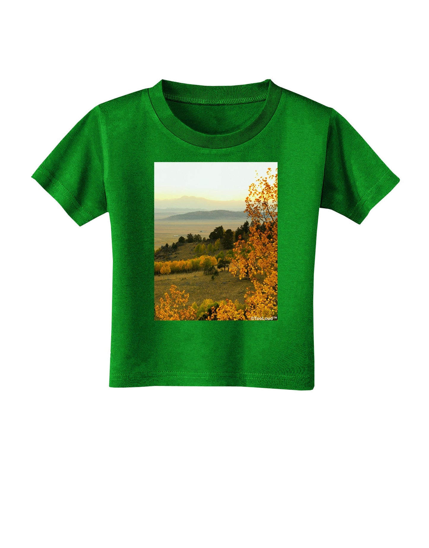 Nature Photography - Gentle Sunrise Toddler T-Shirt Dark by-Toddler T-Shirt-TooLoud-Clover-Green-2T-Davson Sales