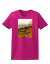 Nature Photography - Gentle Sunrise Womens Dark T-Shirt-TooLoud-Hot-Pink-Small-Davson Sales