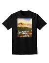 Nature Photography - Mountain Glow Adult Dark T-Shirt-Mens T-Shirt-TooLoud-Black-Small-Davson Sales