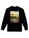 Nature Photography - Mountain Glow Adult Long Sleeve Dark T-Shirt-TooLoud-Black-Small-Davson Sales