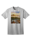 Nature Photography - Mountain Glow Adult T-Shirt-Mens T-Shirt-TooLoud-AshGray-Small-Davson Sales