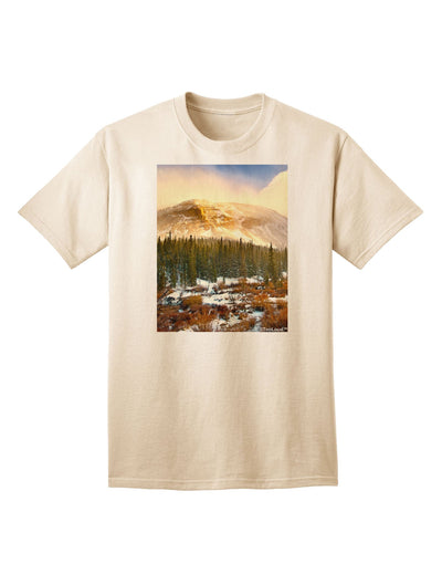 Nature Photography - Mountain Glow Adult T-Shirt-Mens T-Shirt-TooLoud-Natural-Small-Davson Sales