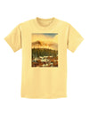 Nature Photography - Mountain Glow Childrens T-Shirt-Childrens T-Shirt-TooLoud-Daffodil-Yellow-X-Small-Davson Sales