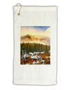 Nature Photography - Mountain Glow Micro Terry Gromet Golf Towel 16 x 25 inch by TooLoud-Golf Towel-TooLoud-White-Davson Sales