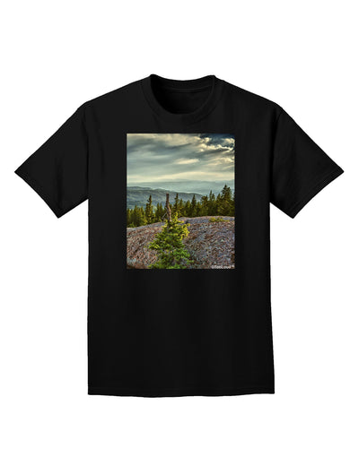 Nature Photography - Pine Kingdom Adult Dark T-Shirt-Mens T-Shirt-TooLoud-Black-Small-Davson Sales