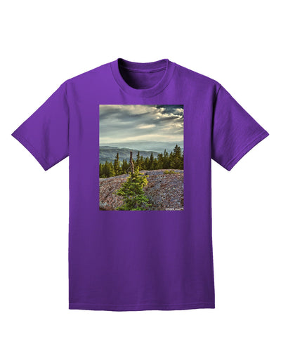 Nature Photography - Pine Kingdom Adult Dark T-Shirt-Mens T-Shirt-TooLoud-Purple-Small-Davson Sales