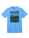 Nature Photography - Pine Kingdom Adult T-Shirt-Mens T-Shirt-TooLoud-Aquatic-Blue-Small-Davson Sales