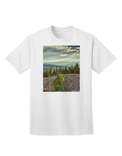 Nature Photography - Pine Kingdom Adult T-Shirt-Mens T-Shirt-TooLoud-White-Small-Davson Sales