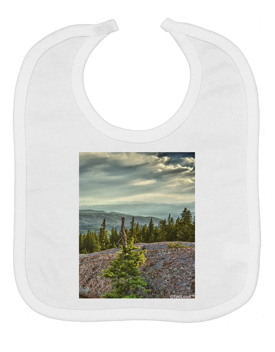 Nature Photography - Pine Kingdom Baby Bib by