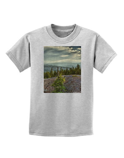 Nature Photography - Pine Kingdom Childrens T-Shirt-Childrens T-Shirt-TooLoud-AshGray-X-Small-Davson Sales