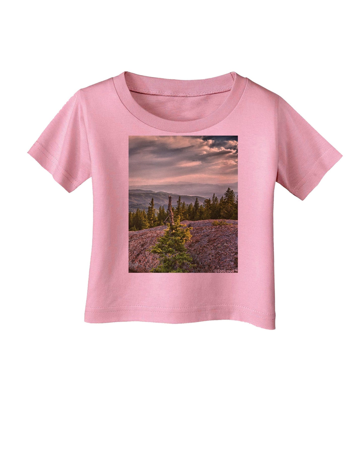 Nature Photography - Pine Kingdom Infant T-Shirt-Infant T-Shirt-TooLoud-Candy-Pink-06-Months-Davson Sales