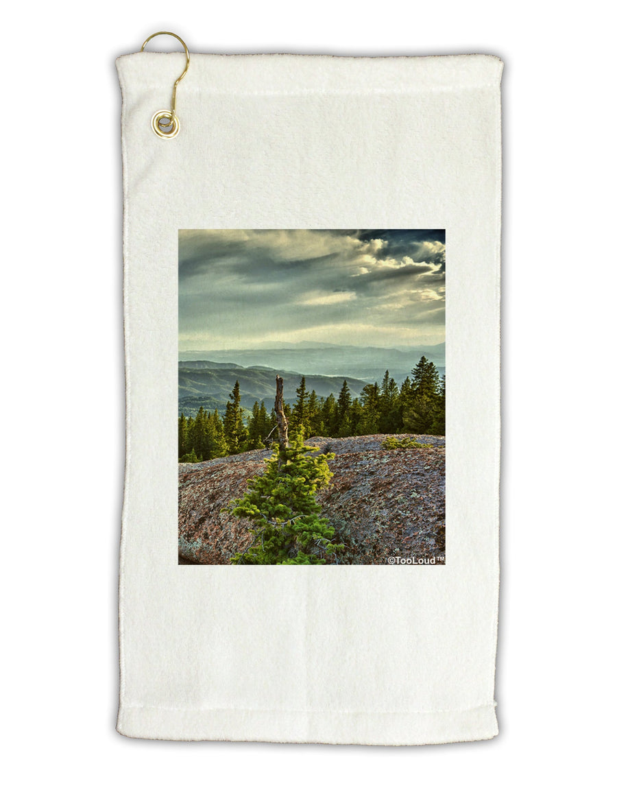 Nature Photography - Pine Kingdom Micro Terry Gromet Golf Towel 16 x 25 inch by TooLoud-Golf Towel-TooLoud-White-Davson Sales