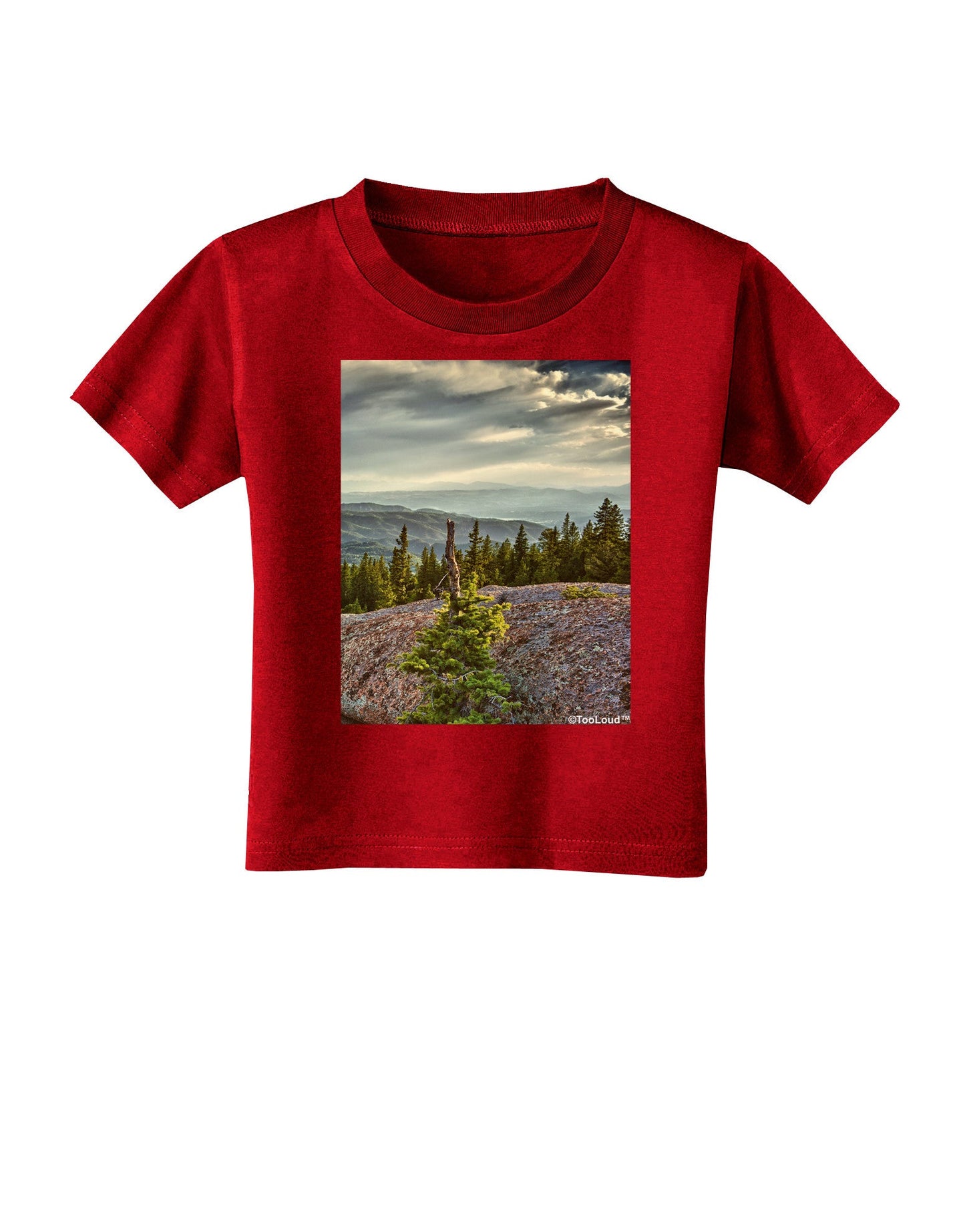 Nature Photography - Pine Kingdom Toddler T-Shirt Dark by-Toddler T-Shirt-TooLoud-Red-2T-Davson Sales