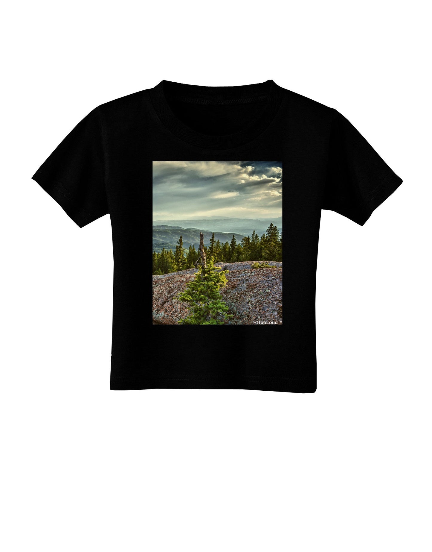 Nature Photography - Pine Kingdom Toddler T-Shirt Dark by-Toddler T-Shirt-TooLoud-Black-2T-Davson Sales