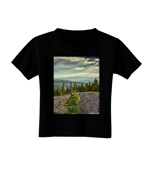 Nature Photography - Pine Kingdom Toddler T-Shirt Dark by-Toddler T-Shirt-TooLoud-Black-2T-Davson Sales