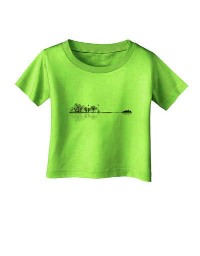 Nature's Harmony Guitar Infant T-Shirt by TooLoud-Clothing-TooLoud-Lime-Green-06-Months-Davson Sales