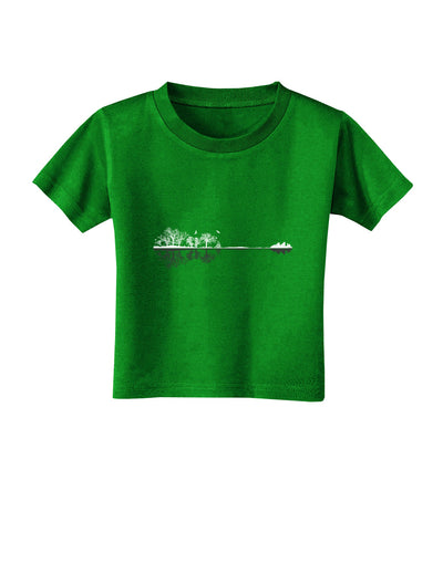 Nature's Harmony Guitar Toddler T-Shirt Dark by TooLoud-Toddler T-Shirt-TooLoud-Clover-Green-2T-Davson Sales