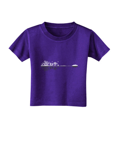 Nature's Harmony Guitar Toddler T-Shirt Dark by TooLoud-Toddler T-Shirt-TooLoud-Purple-2T-Davson Sales