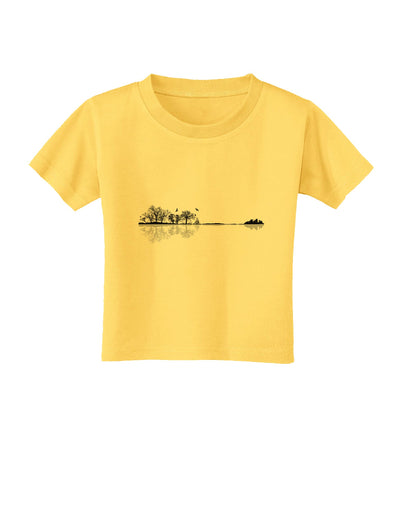 Nature's Harmony Guitar Toddler T-Shirt by TooLoud-Toddler T-Shirt-TooLoud-Yellow-2T-Davson Sales