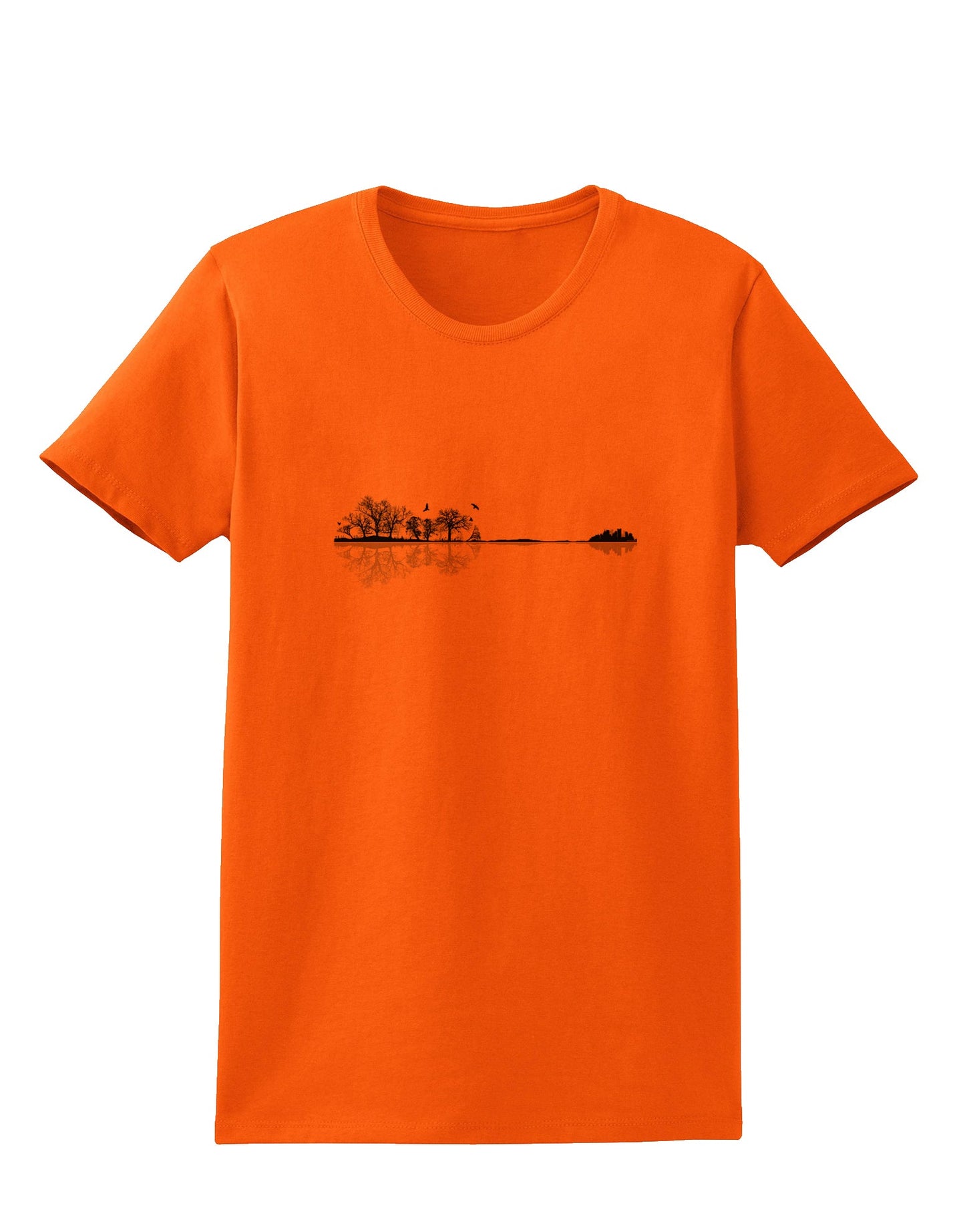 Nature's Harmony Guitar Womens T-Shirt by TooLoud-Clothing-TooLoud-Orange-X-Small-Davson Sales