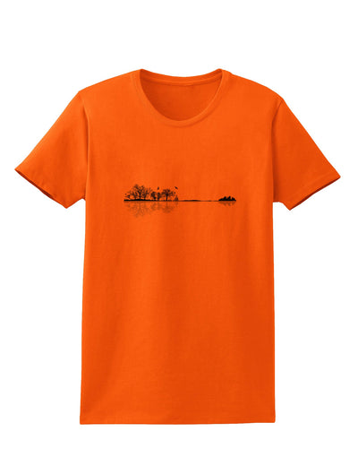 Nature's Harmony Guitar Womens T-Shirt by TooLoud-Clothing-TooLoud-Orange-X-Small-Davson Sales