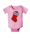 Naughty Coal Cute Christmas Stocking Baby Romper Bodysuit-Baby Romper-TooLoud-Light-Pink-06-Months-Davson Sales